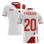 2023-2024 Denmark Away Concept Football Shirt (Y Poulsen 20) - Kids