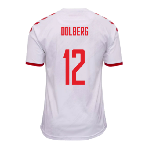 2020-2021 Denmark Away Shirt (DOLBERG 12)