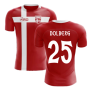 2023-2024 Denmark Flag Concept Football Shirt (Dolberg 25) - Kids