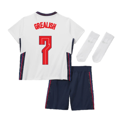 2020-2021 England Home Nike Baby Kit (Grealish 7)