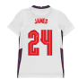 2020-2021 England Home Nike Football Shirt (Kids) (James 24)