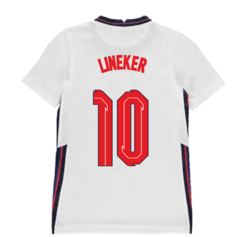 2020-2021 England Home Nike Football Shirt (Kids) (LINEKER 10)