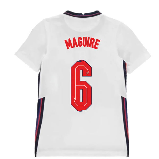 2020-2021 England Home Nike Football Shirt (Kids) (Maguire 6)