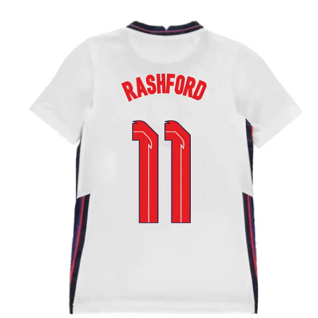 2020-2021 England Home Nike Football Shirt (Kids) (Rashford 11)