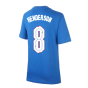 2020-2021 England Nike Evergreen Crest Tee (Blue) - Kids (Henderson 8)