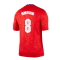 2020-2021 England Pre-Match Training Shirt (Red) (Henderson 8)