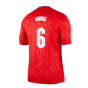 2020-2021 England Pre-Match Training Shirt (Red) (MOORE 6)