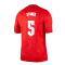 2020-2021 England Pre-Match Training Shirt (Red) (Stones 5)