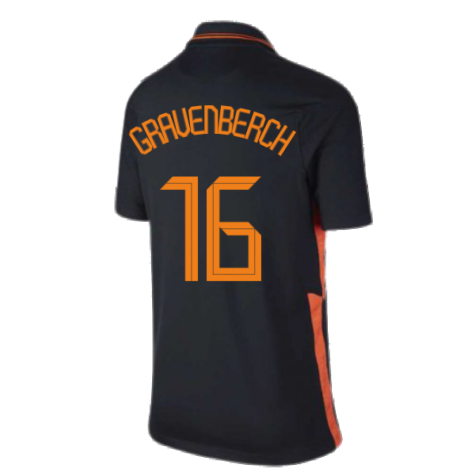 2020-2021 Holland Away Nike Football Shirt (Kids) (GRAVENBERCH 16)