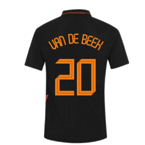 2020-2021 Holland Away Nike Vapor Match Shirt (VAN DE BEEK 20)