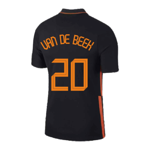 2020-2021 Holland Away Nike Womens Shirt (VAN DE BEEK 20)