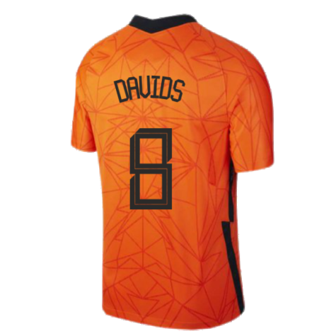 2020-2021 Holland Home Nike Football Shirt (DAVIDS 8)