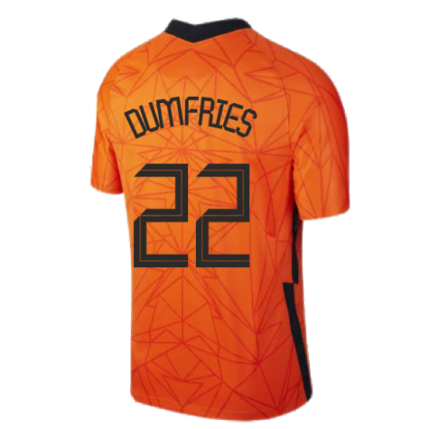 2020-2021 Holland Home Nike Football Shirt (DUMFRIES 22)
