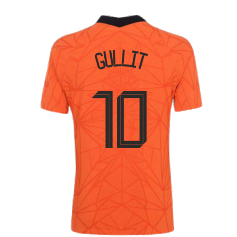 2020-2021 Holland Home Nike Vapor Match Shirt (GULLIT 10)