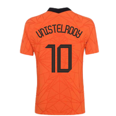 2020-2021 Holland Home Nike Vapor Match Shirt (V.NISTELROOY 10)