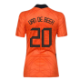 2020-2021 Holland Home Nike Womens Shirt (VAN DE BEEK 20)
