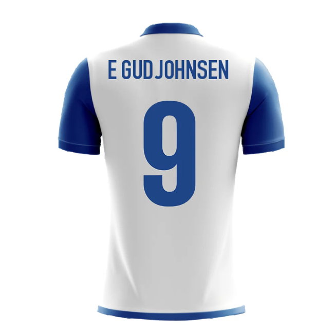2025-2026 Iceland Airo Concept Away Shirt (E Gudjohnsen 9) - Kids