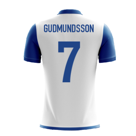 2023-2024 Iceland Airo Concept Away Shirt (Gudmundsson 7) - Kids