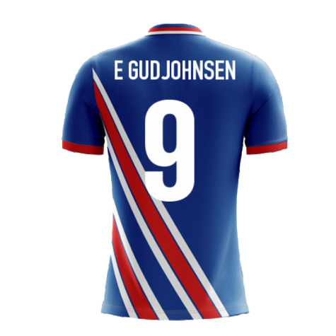 2023-2024 Iceland Airo Concept Home Shirt (E Gudjohnsen 9) - Kids
