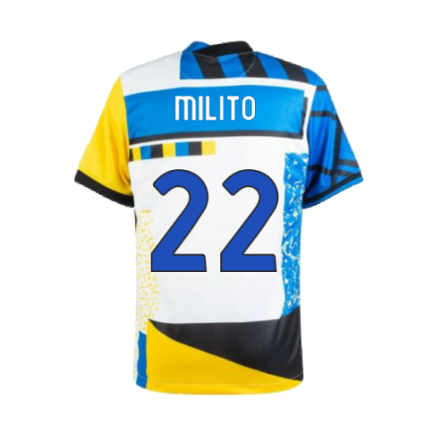 2020-2021 Inter Milan Fourth Shirt (Kids) (MILITO 22)