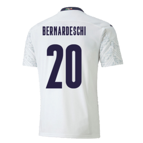 2020-2021 Italy Away Puma Football Shirt (Kids) (BERNARDESCHI 20)