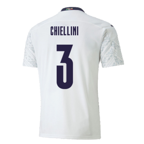 2020-2021 Italy Away Puma Football Shirt (Kids) (CHIELLINI 3)