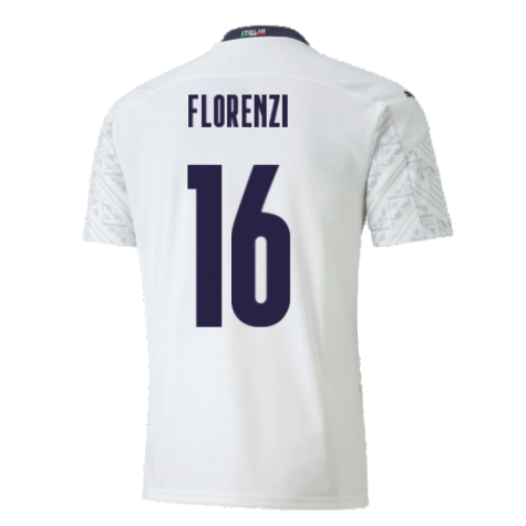 2020-2021 Italy Away Puma Football Shirt (Kids) (FLORENZI 16)