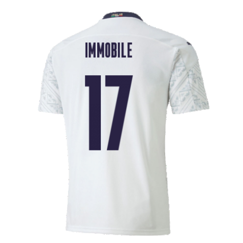 2020-2021 Italy Away Puma Football Shirt (Kids) (IMMOBILE 17)