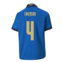 2020-2021 Italy Home Puma Football Shirt (Kids) (EMERSON 4)