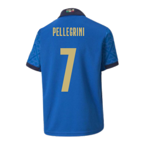 2020-2021 Italy Home Puma Football Shirt (Kids) (PELLEGRINI 7)