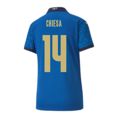 2020-2021 Italy Home Shirt - Womens (CHIESA 14)