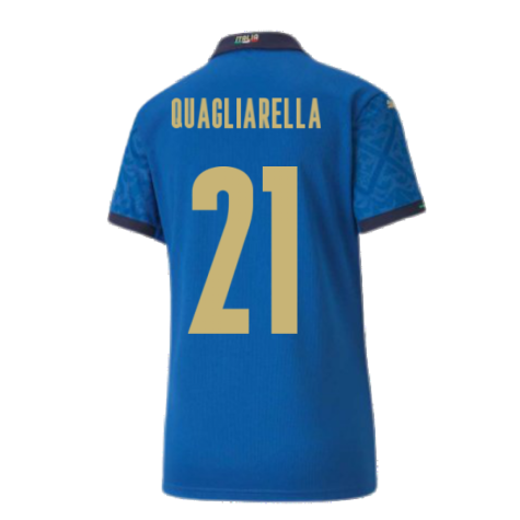 2020-2021 Italy Home Shirt - Womens (QUAGLIARELLA 21)