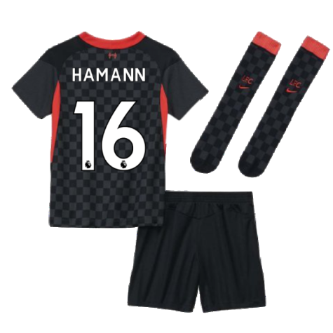 2020-2021 Liverpool 3rd Little Boys Mini Kit (HAMANN 16)