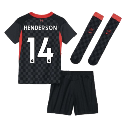 2020-2021 Liverpool 3rd Little Boys Mini Kit (HENDERSON 14)