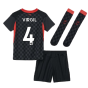 2020-2021 Liverpool 3rd Little Boys Mini Kit (VIRGIL 4)