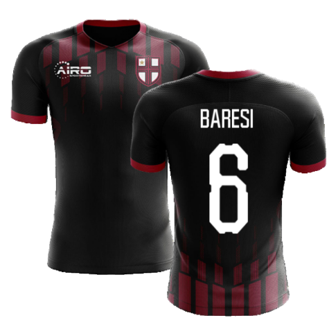 2023-2024 Milan Pre-Match Concept Football Shirt (BARESI 6)
