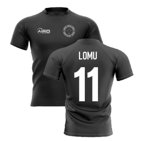 2023-2024 New Zealand Home Concept Rugby Shirt (Lomu 11)