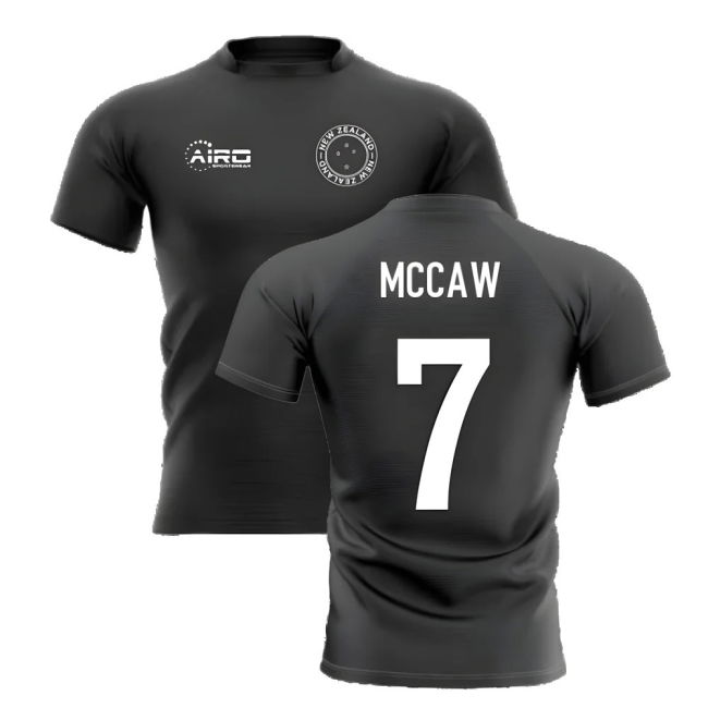 2025-2026 New Zealand Home Concept Rugby Shirt (McCaw 7)
