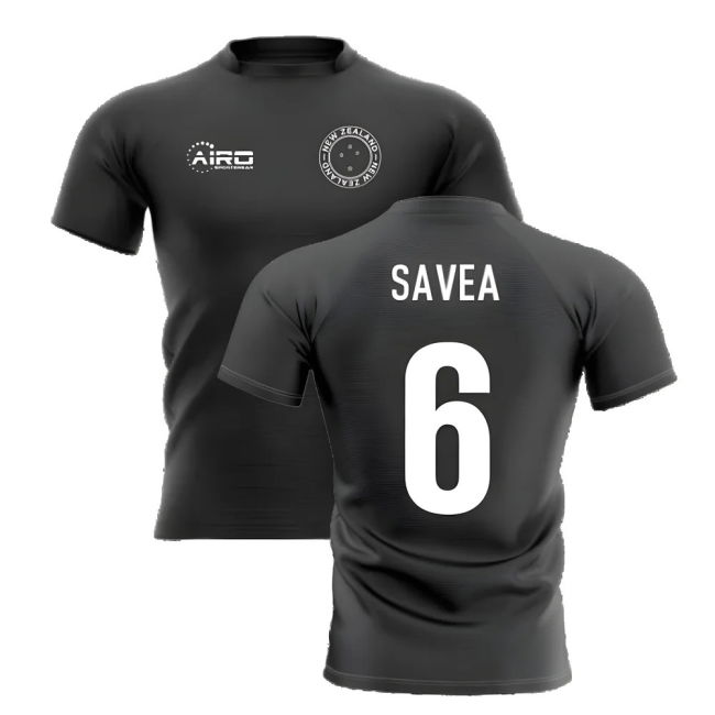 2025-2026 New Zealand Home Concept Rugby Shirt (Savea 6)