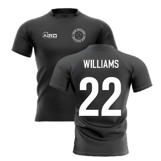 2025-2026 New Zealand Home Concept Rugby Shirt (Williams 22)
