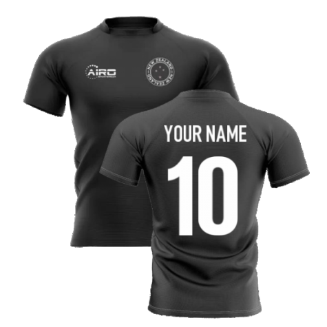 2022-2023 New Zealand Home Concept Rugby Shirt (Your Name)