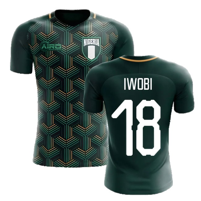 2025-2026 Nigeria Third Concept Football Shirt (Iwobi 18)