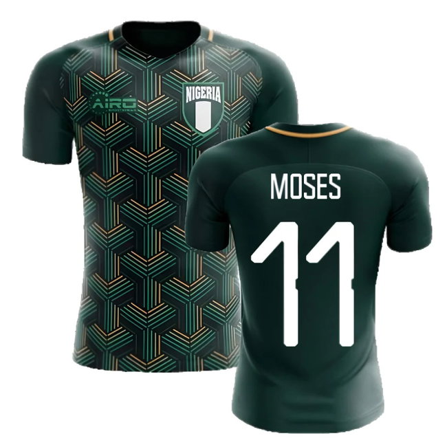 2025-2026 Nigeria Third Concept Football Shirt (Moses 11) - Kids