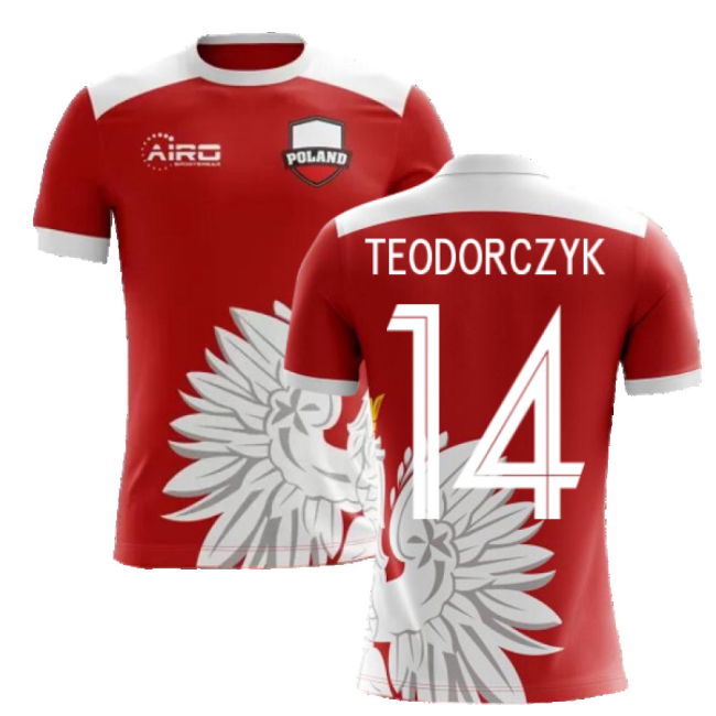 2025-2026 Poland Away Concept Football Shirt (Teodorczyk 14) - Kids