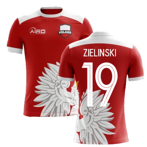 2023-2024 Poland Away Concept Football Shirt (Zielinski 19) - Kids