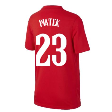 2020-2021 Poland Away Supporters Jersey (Kids) (PIATEK 23)