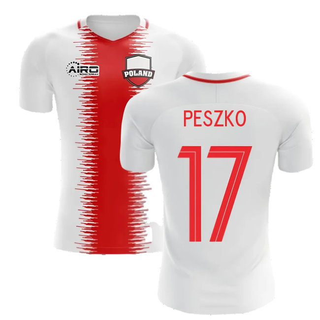 2025-2026 Poland Home Concept Football Shirt (Peszko 17) - Kids