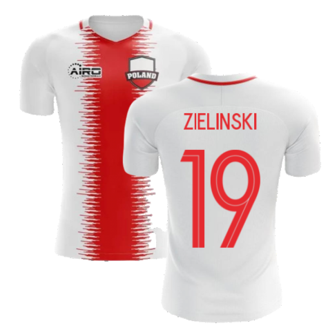 2022-2023 Poland Home Concept Football Shirt (Zielinski 19) - Kids