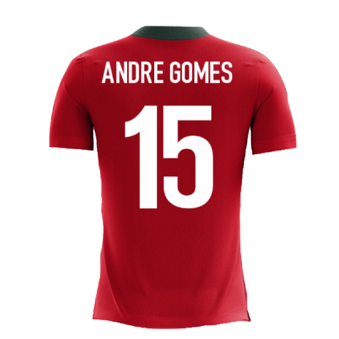 2023-2024 Portugal Airo Concept Home Shirt (Andre Gomes 15)