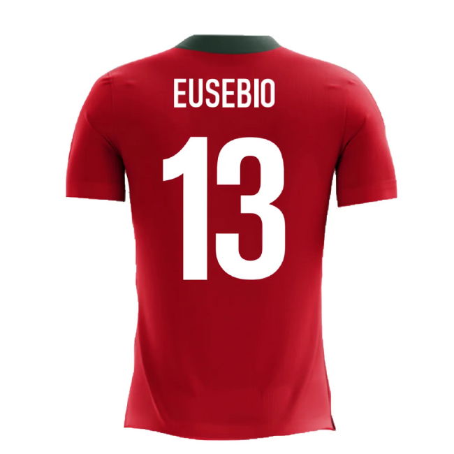 2025-2026 Portugal Airo Concept Home Shirt (Eusebio 13)